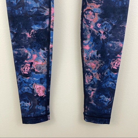 LULULEMON Wunder Under Full-On Luon Moody Mirage Rose Printed Leggings - Picture 6 of 16